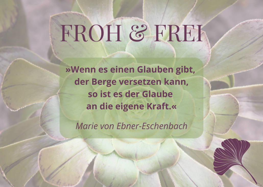 FROH & FREI Karte Glaube
