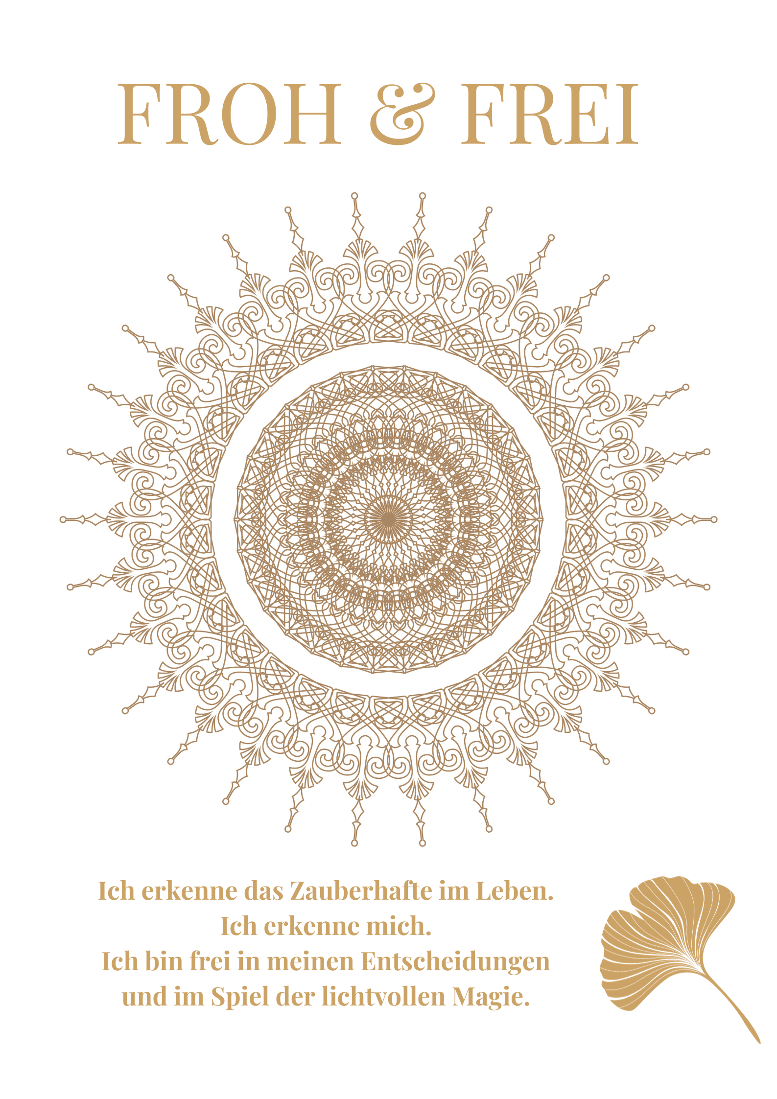 Mandala freie Entscheidungen